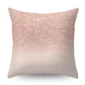Rose Gold Geometric Pineapple Glitter Pillowcase - Axyaa Home Decor
