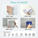 Axyaa 3D Tile Sticker Self-adhesive Wall Panel for Kitchen Backsplash