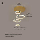 Axyaa Large Crystal Ceiling Pendant Light Fixture Luxury Villa Stairwell Decor Gold