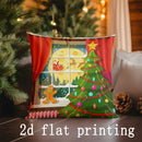 Christmas Pattern Pillow Covers by Axyaa - Perfect for Sofa, Bedroom, Car