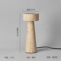 Axyaa Stone Table Lamp: Japanese Wabi-Sabi Design for Bedroom, Living Room, Study Room