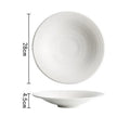 Axyaa Small Foot Ceramic Bowl Set for Salad, Soup, Noodles, Sashimi - Restaurant Tableware