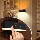 Axyaa Magnetic LED Wall Light Rechargeable Reading Spotlight Night Lamp Rotation Control