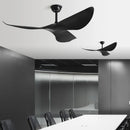 Axyaa Black White Ceiling Fan with Remote 6 Speed for Living Room