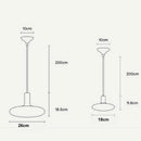 Axyaa Nordic Glass Chandelier for Bedroom Living Room Bar Restaurant décor