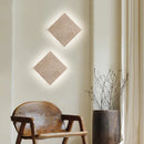 Axyaa LED Wall Lamp Sconce Yellow Travertine Waterproof Outdoor Stair Light