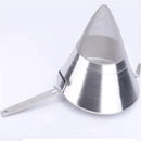 Axya Stainless Steel Slip Yarn Mesh Conical Filter Cone Funnel Shot Coffee Residue Screen