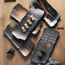 Axyaa Large Ceramic Sushi Plate - Dim Sum Serving Platter