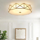 Axyaa Copper Ceiling Chandelier E27 Lighting for Living Room Bedroom Kitchen