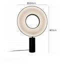 Axyaa Fabric Art Floor Lamp LED Desk Light for Bedroom Living Room Decor