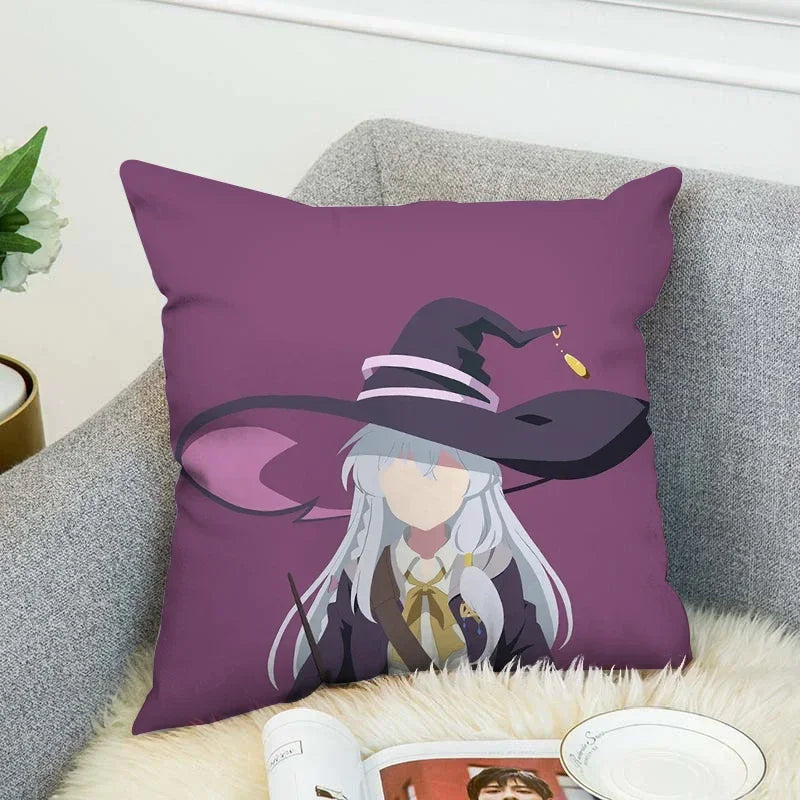 Axyaa Wandering Witch 40x40 Fall Pillow Cover - Home Decor & Cushion Cover