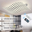 Axyaa Nordic Art Line Acrylic LED Ceiling Chandelier - Modern Home Decor Lighting