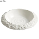 Axya Ceramic Dinner Plate Set - Solid Color Tableware for Restaurant and Home