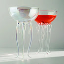 Axyaa Rainbow Glass Jellyfish Octopus Cocktail Cup Drinkware 5oz One Piece