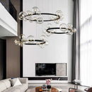 Axyaa Glass Ball LED Chandelier - Modern Nordic Minimalist Style