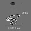Axyaa Modern LED Pendant Chandeliers for Living and Dining Room Lighting