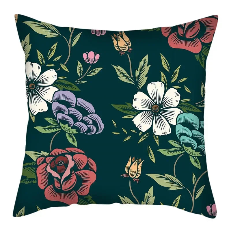 Spring Flower Cushion Cover by Axyaa - 45x45cm