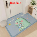 Axyaa Crystal Velvet Door Floor Mat - Zero Formaldehyde Entryway Carpet