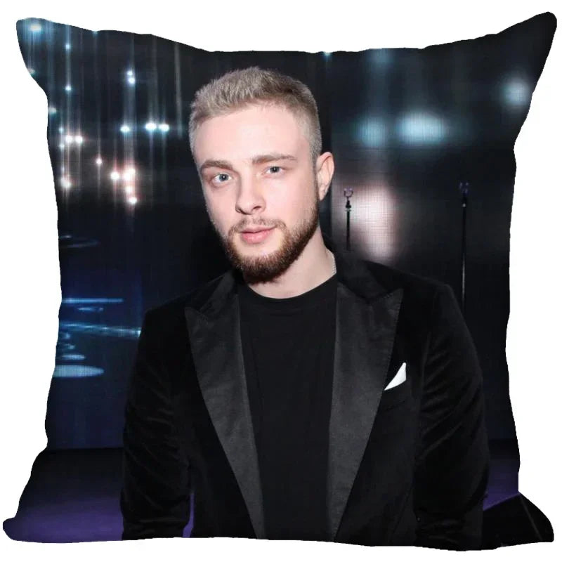 Axyaa Satin Soft Pillow Cover Square Zipper Pillowcase