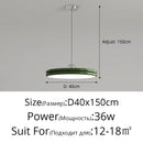 Axyaa Nordic Minimalism Round LED Pendant Lights Chandelier