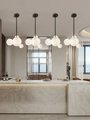 Axyaa Nordic Bubble Chandelier LED Ceiling Pendant Lamp for Living Room, Kitchen, Dining Room