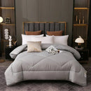 Axyaa Winter Quilt Double Size Bed Blanket - Thick & Soft Solid Color Comforter