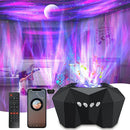 Axyaa Galaxy Star Projector LED Night Light with Bluetooth Speaker & Remote Control