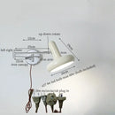 Axyaa Milky Green LED Wall Sconce - Modern Nordic Iron Art Lamp