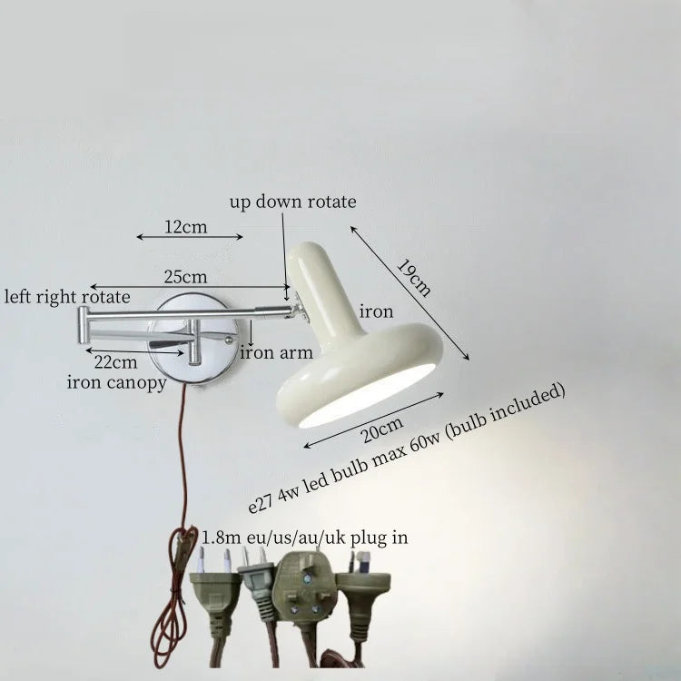 Axyaa Nordic LED Wall Lamp for Modern Home Decor