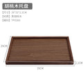 Axyaa Solid Wood Tea Tray - Elegant Snack Tray for Living Room & Dining Table