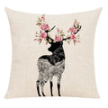 Milu Deer Pattern Print Pillow for Home Decor by Axyaa