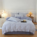 Axyaa Small Floral Button Model Four-Piece Set in Japanese Washed Cotton