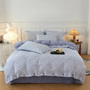 Axyaa Small Floral Button Model Four-Piece Set in Japanese Washed Cotton