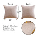 Axyaa Green Tassel Throw Pillow Covers - Boho Farmhouse Decor