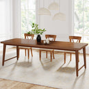 Axyaa 78.7-Inch Mid-Century Modern Dining Table for 6-8 People