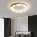 Axyaa Modern Ice Pattern LED Ceiling Lamp Creative Acrylic Circle Light Fixtures