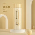 Axyaa Double-Layer Glass Tea Cup - 420ml, Leak-Proof & Portable