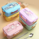 Axyaa Kids Leakproof Bento Lunch Box with Compartments