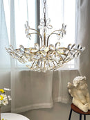Axyaa Modern Flower Chandeliers Crystal Pendant Lamps for Home Decor