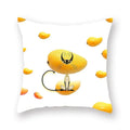 Axyaa Fruit Print Cushion Cover 45x45cm, Decorative Pillowcase with Apple Pineapple Watermelon Pattern