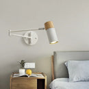 Axyaa Swing Arm LED Wall Lamp for Bedroom Study Reading Eye Protection