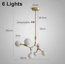 Axyaa Branch Chandelier: Industrial Loft Retro Decor, Tree Branch Lamp