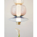 Axyaa Stained Glass Strip Pendant Light for Home and Restaurant Decor