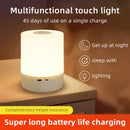 Axyaa USB LED Table Night Lamp Rechargeable Touch Light for Home Bedrooms