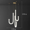 Axyaa Modern Ceiling Chandeliers for Dining and Living Room Lighting
