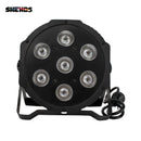 Axyaa LED Par Stage Wash Light 8pcs: 7X12w/7X18W RGBW for DJ Disco Wedding Nightclub