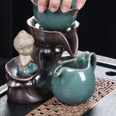 Axya™ Chinese Tea Set: High-Grade Ceramics Teapot & Tea Cup Set
