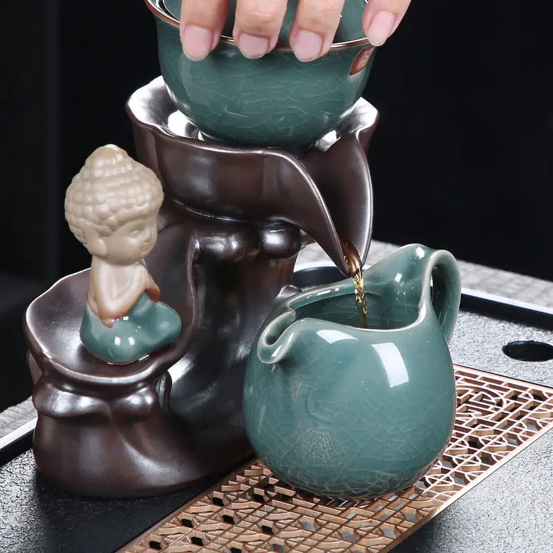 Axya™ Chinese Tea Set: High-Grade Ceramics Teapot & Tea Cup Set