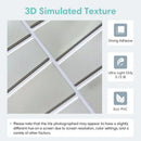 Axyaa 3D Tile Sticker Bathroom Wall Backsplash, Self-adhesive Water/Mold Resistant 30x30cm