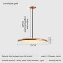 Axyaa Nordic LED Saucer Pendant Light for Dining Room